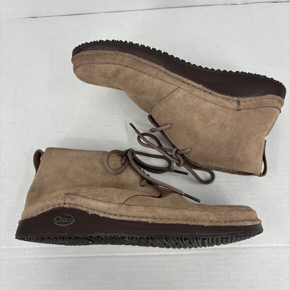 Chaco Paonia Chukka Boots Size 9 Taupe Suede Leather Wool Blend Lining FLAW main image 10